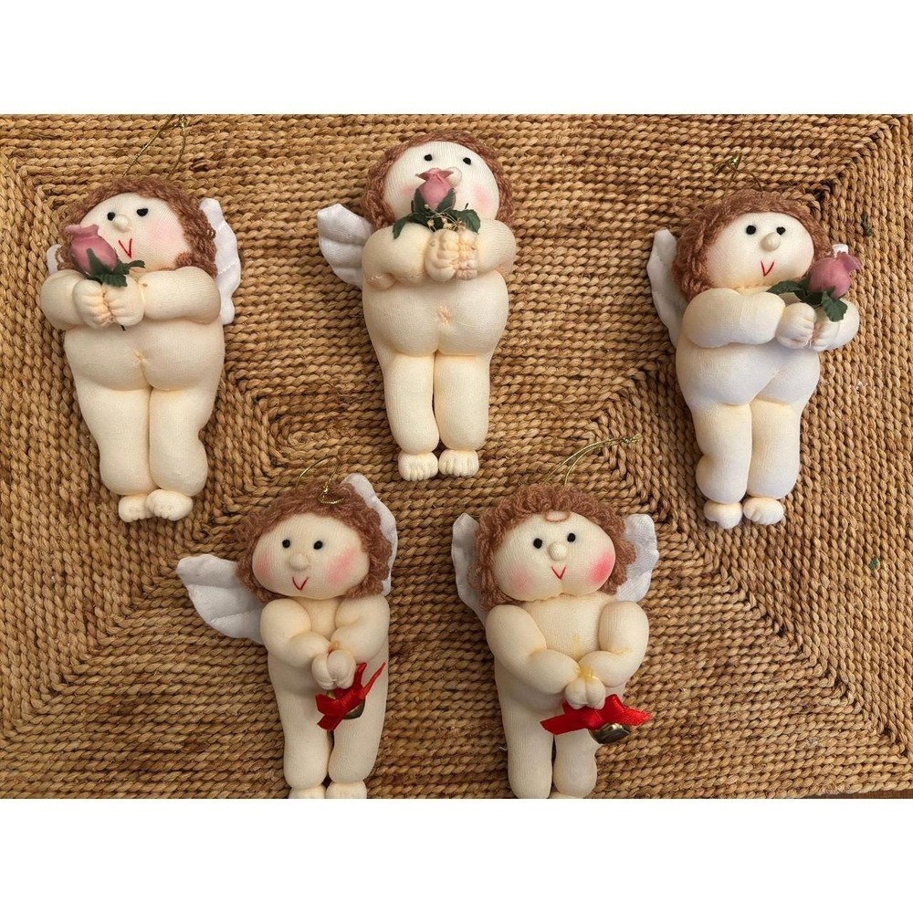 Christmas Angel ornaments lot of 5